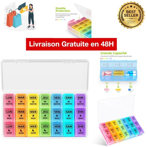 Pilulier semainier jours 21 - semainier,