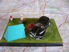 Renault 4 hp IXO 1/43 series blue road "Le Camping"