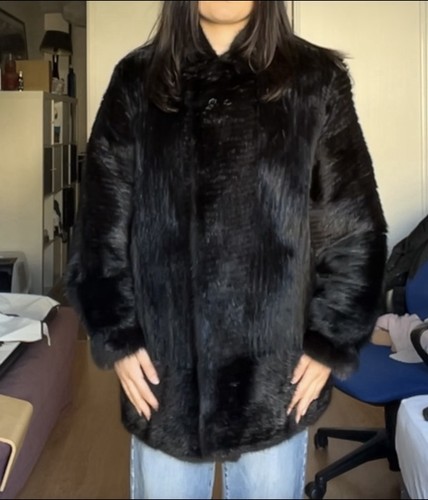 Manteau fourrure vison - manteau,