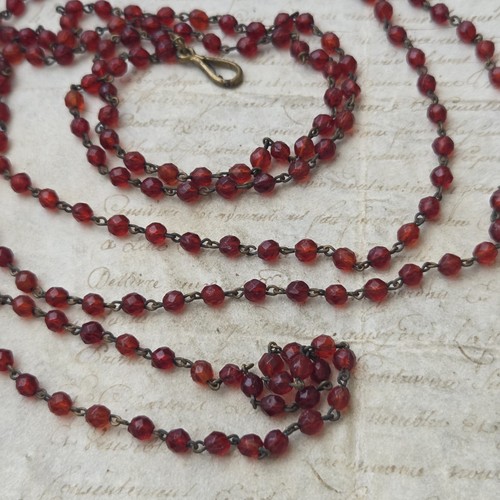 Collier sautoir ancien - sautoir, perles