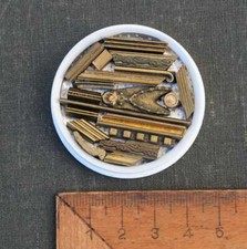 Lot de fers à dorer plaque