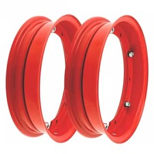 Paire Roue 3-00-10 Rouge Vespa 50 125 Pk S XL N V Rush Fl FL2 HP