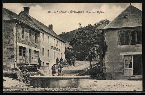 Cpa magnat étrange rue de - rue,