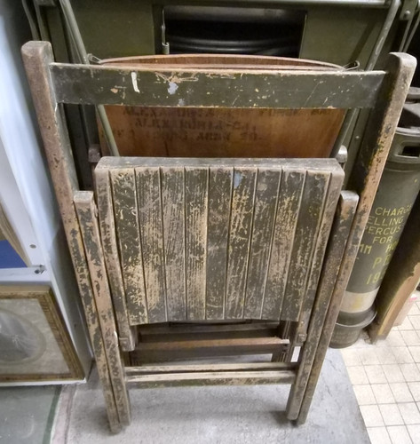 Chaise pliante anglaise bois - chaise,
