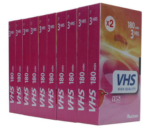 Lot cassettes vidéo - lot, 3