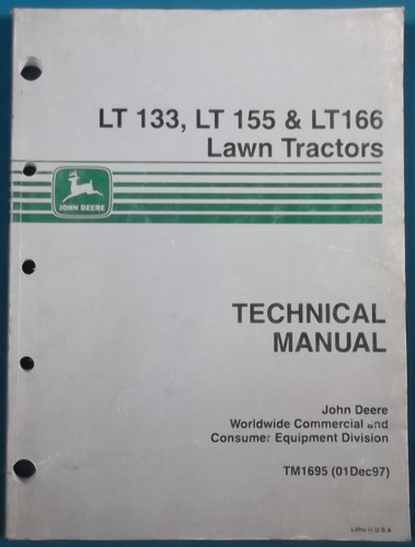 John deere 133 155 lt166 - john, lt-155