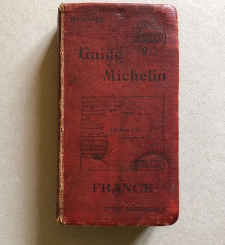 Guide michelin rouge - guide,