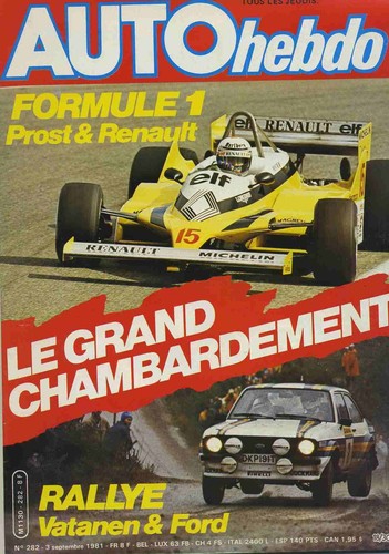 Auto hebdo 282 09 - auto, 03/09/1981