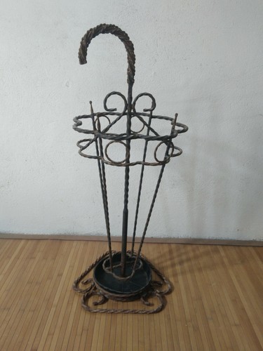 Porte parapluie fer forgé - fer,