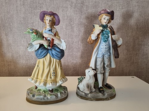 Lot grandes statues couple - 2,