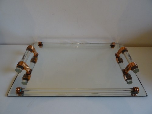 Plateau service miroir - plateau, de