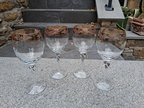 Verres vin en cristal - 4,