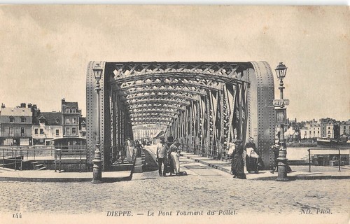 Old postcard dieppe le - old,