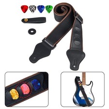 Sangle guitare pagaies guitare sangle réglable rondelles feutre guitare électr