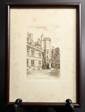 Estampe gravure cuivre Paris