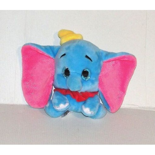 Doudou dumbo baby bleu rose - doudou,
