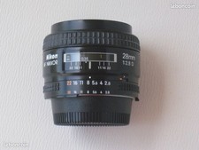 Objectif Nikon AF 28 mm 2.8 D  état neuf