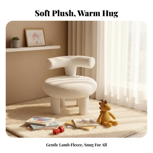 Fauteuil tissu bouclé - en,
