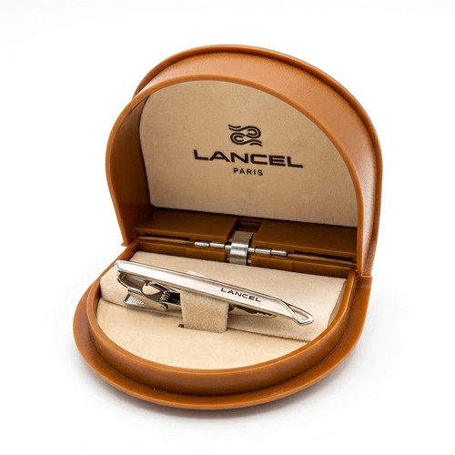 Lancel paris signed silver tie - paris,