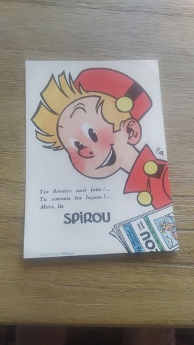 Buvard tête spirou - de,