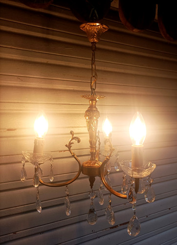 Ancien lustre feux - lustre, 3