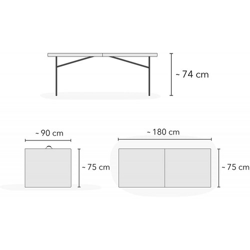 Table pliante portable silvera - portable,