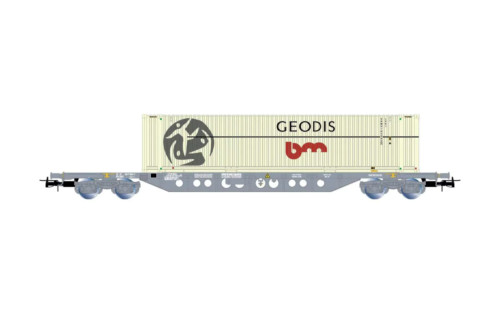 Wagon porte conteneurs sgnss - porte,