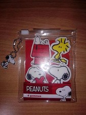 Lot de 4 gommes "SNOOPY" - Peanuts  - NEUF IDEE CADEAU
