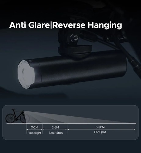 Lumière vélo étanche led - lumière,