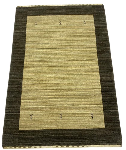 Tapis 100 laine gris - gris, beige