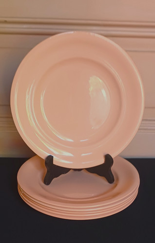Assiettes plates faïence - 6,