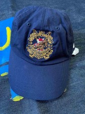 Polo Ralph Lauren Cap Navy Embroidered Crest Logo Vintage Classic Baseball Hat