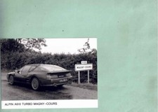 Photo de presse original press photo Alpine A610 Turbo Magny Cours 1992