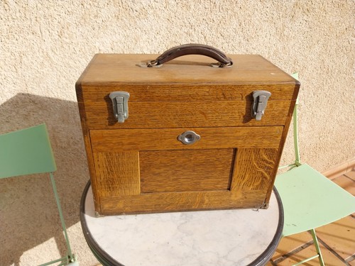 Coffre ancien chene annee - coffre,