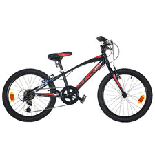 Vélo Vtt Noir 20 " Pour Enfant 120/145 CM Avec Commande de Vistesse Shimano 6