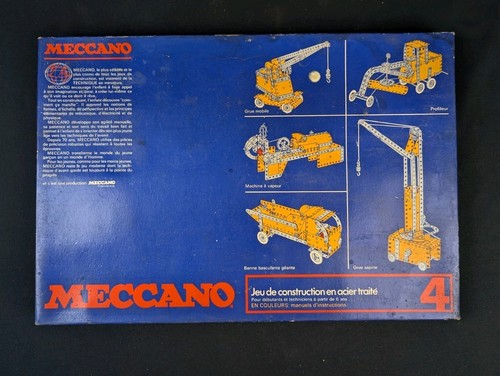 Meccano vintage boîte 4 - vintage,