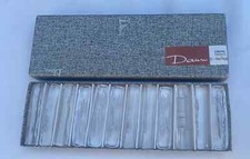 12 Crystal Knife Holders by Daum Crystal