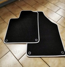 Set 2 Tapis VELOURS Noir Pour