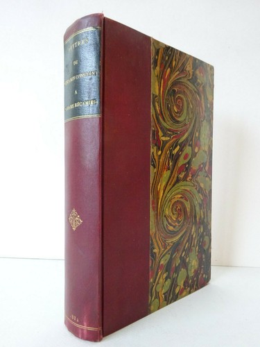 Lettres benjamin constant - lettres,
