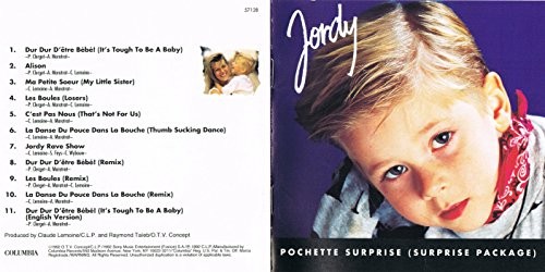 Jordy pochette surprise cd - jordy,