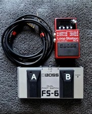 Boss RC-5 Loop Station - Boss FS6 - TRS Cable - Barely Used