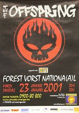 "THE OFFSPRING (Concert FOREST VORST NATIONAL)" Affiche originale 2001