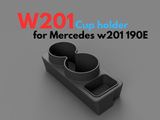 Porte-gobelet 3D Mercedes W201