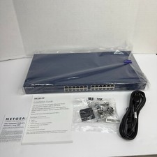 Netgear GS724T AVB V4 Managed 24-Port Gigabit Switch - AVB Certified - NEW OB