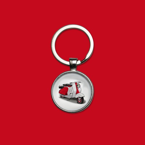 Porte clefs scooter - porte-clefs,