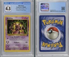 🌀🔮 Mewtwo Black Star Promo #14 CGC 4.5 🔮🌀 VG+/EXC Pokémon 2000 Movie Card ⭐