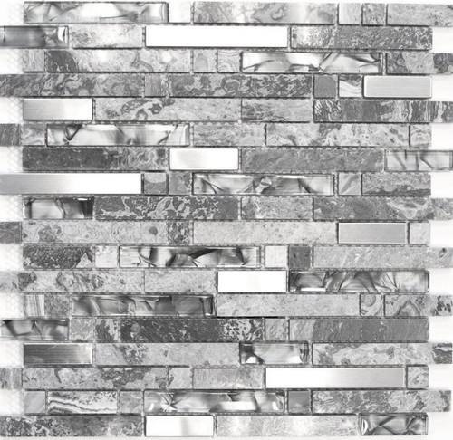 Pierre naturelle gris verre - gris,