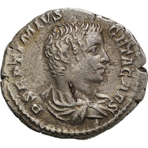 Monnaie geta denier - monnaie,, denier,