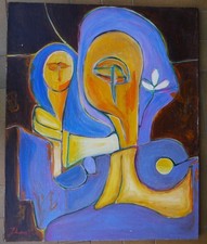 Grand tableau de Jacqueline