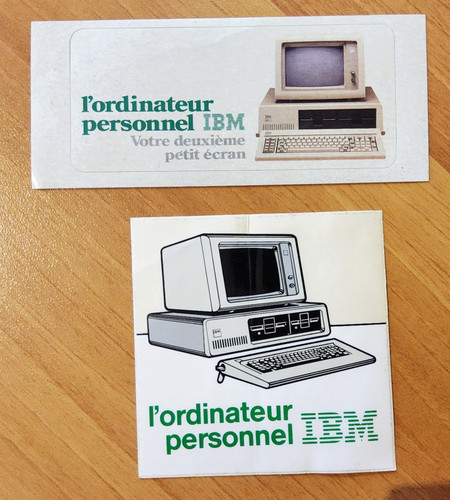 Ibm 5150 sticker ancien - pc,